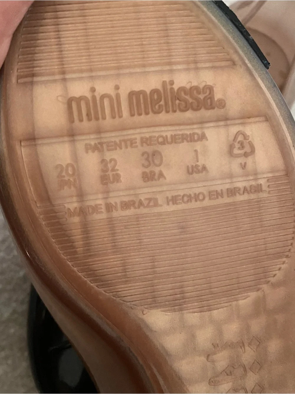 MINI MELISSA SWEET LOVE CAP TOE KIDS